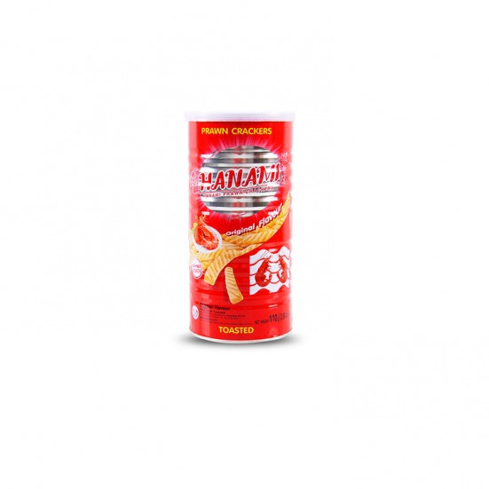 泰国进口 卡乐美原味鲜虾条110g/罐进口食品零食膨化